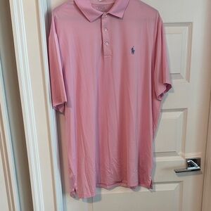 Polo by Ralph Lauren Men's XL Soft Pink Polo Shirt